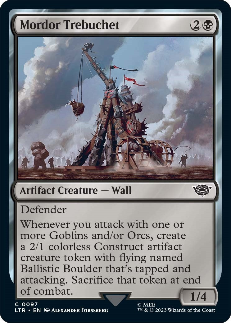 Image for Mordor Trebuchet (Universes Beyond: The Lord of the Rings: Tales of Middle-earth) (97) - Magic: The Gathering