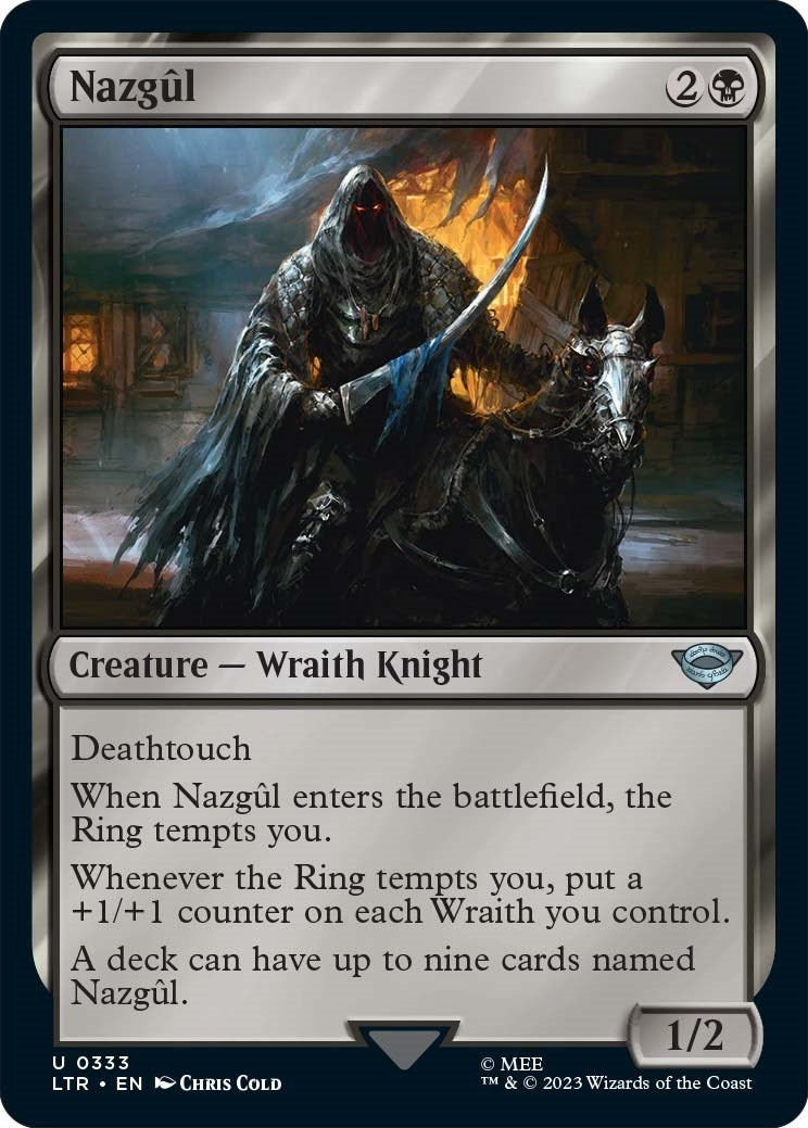 Image for Nazgul (0333) (Universes Beyond: The Lord of the Rings: Tales of Middle-earth) (333) - Magic: The Gathering