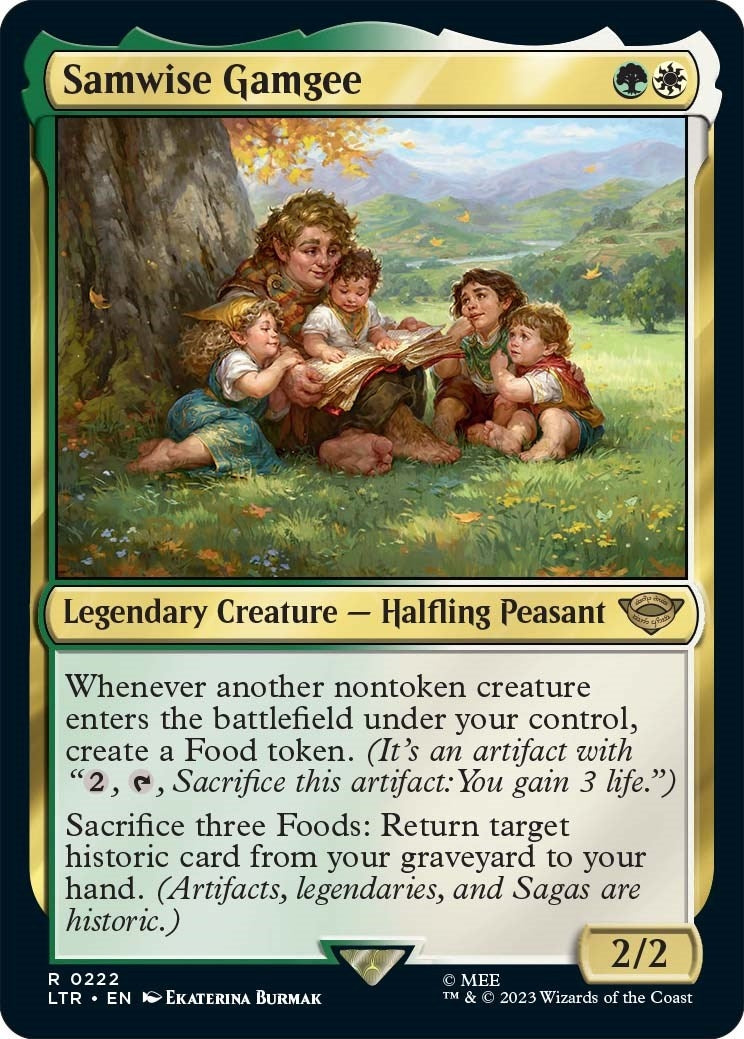 Image for Samwise Gamgee (Universes Beyond: The Lord of the Rings: Tales of Middle-earth) (222) - Magic: The Gathering