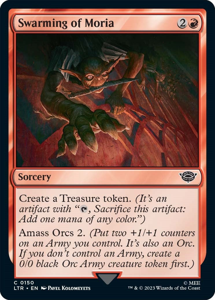 Image for Swarming of Moria (Universes Beyond: The Lord of the Rings: Tales of Middle-earth) (150) - Magic: The Gathering