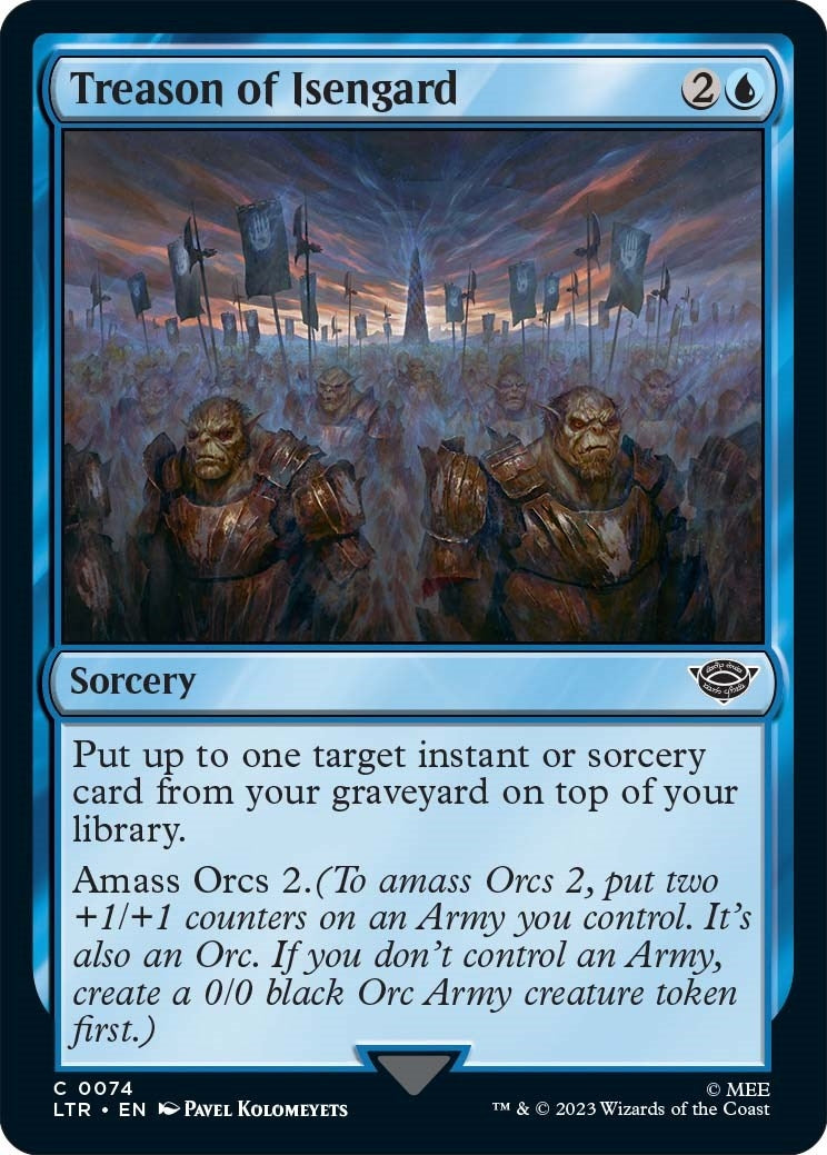 Image for Treason of Isengard (Universes Beyond: The Lord of the Rings: Tales of Middle-earth) (74) - Magic: The Gathering