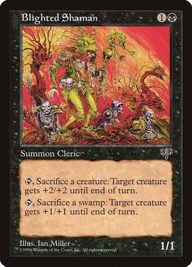 Image for Blighted Shaman (Mirage) - Magic: The Gathering