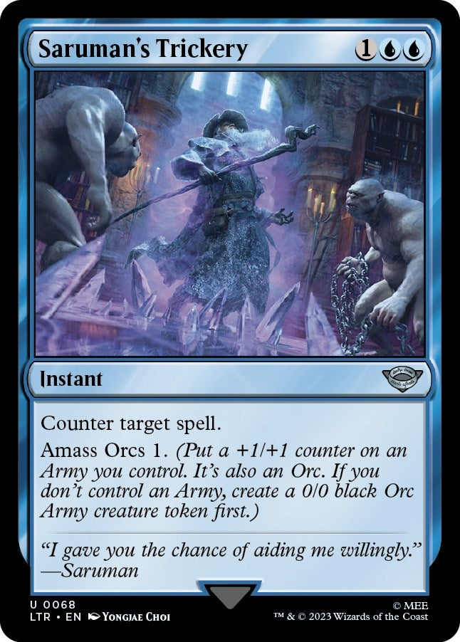 Image for Saruman's Trickery (Universes Beyond: The Lord of the Rings: Tales of Middle-earth) (68) - Magic: The Gathering