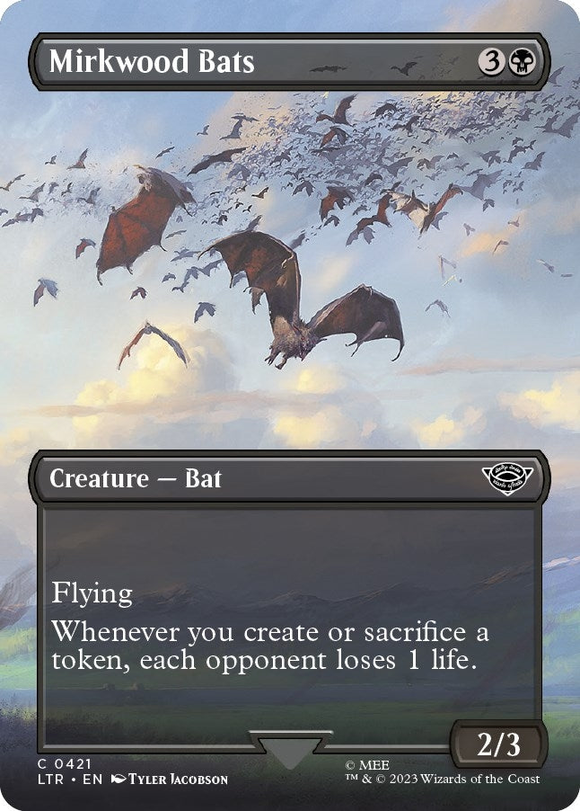 Image for Mirkwood Bats (Borderless) (Universes Beyond: The Lord of the Rings: Tales of Middle-earth) (421) - Magic: The Gathering