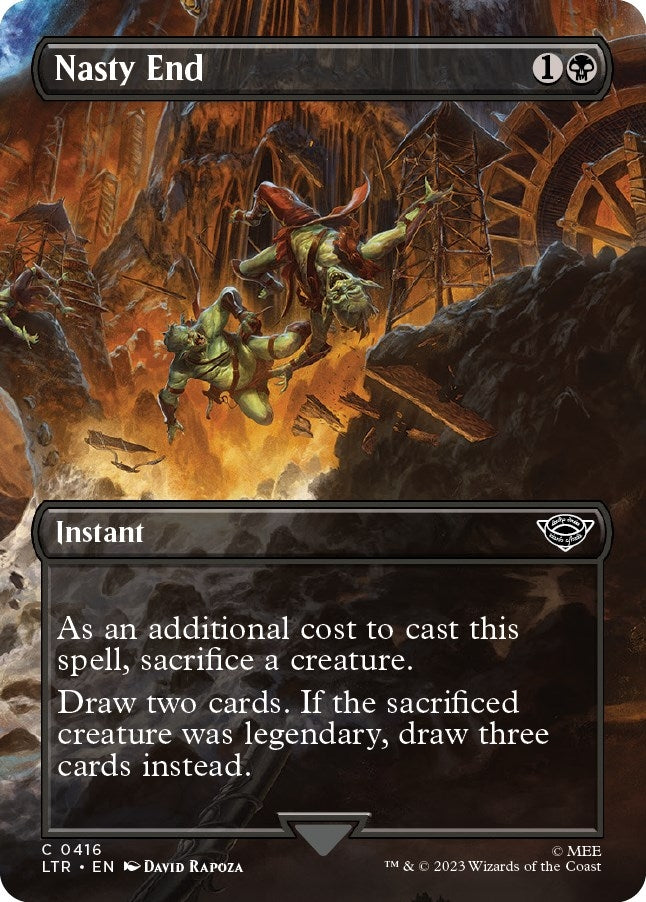 Image for Nasty End (Borderless) (Universes Beyond: The Lord of the Rings: Tales of Middle-earth) (416) - Magic: The Gathering