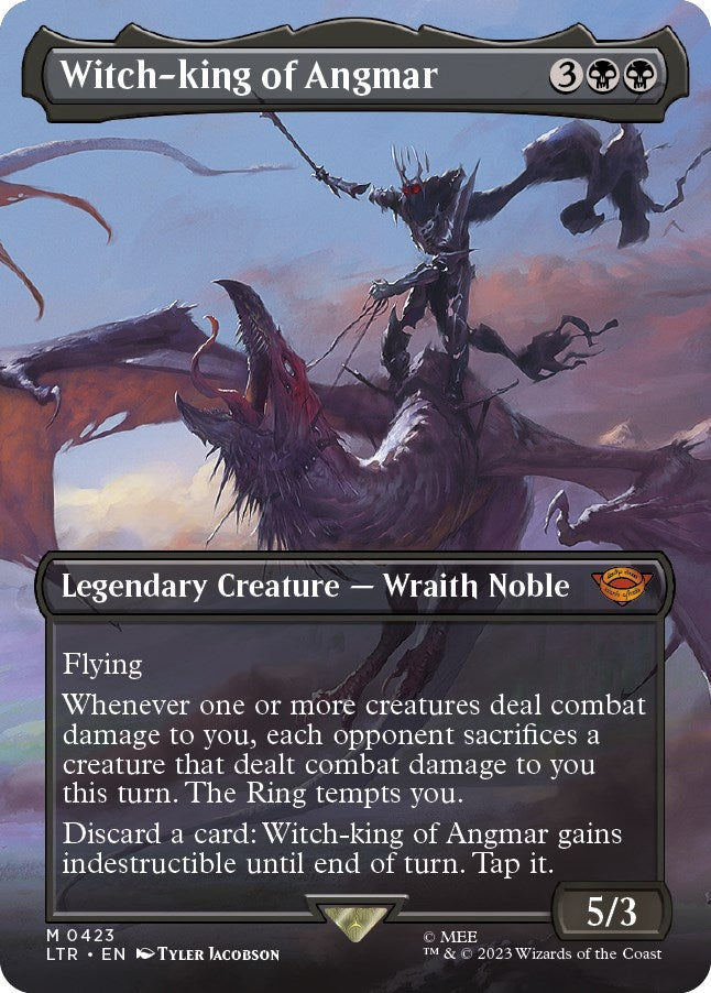 Image for Witch-king of Angmar (Borderless) (Universes Beyond: The Lord of the Rings: Tales of Middle-earth) (423) - Magic: The Gathering