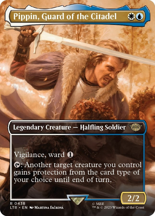 Image for Pippin, Guard of the Citadel (Borderless) (Universes Beyond: The Lord of the Rings: Tales of Middle-earth) (438) - Magic: The Gathering