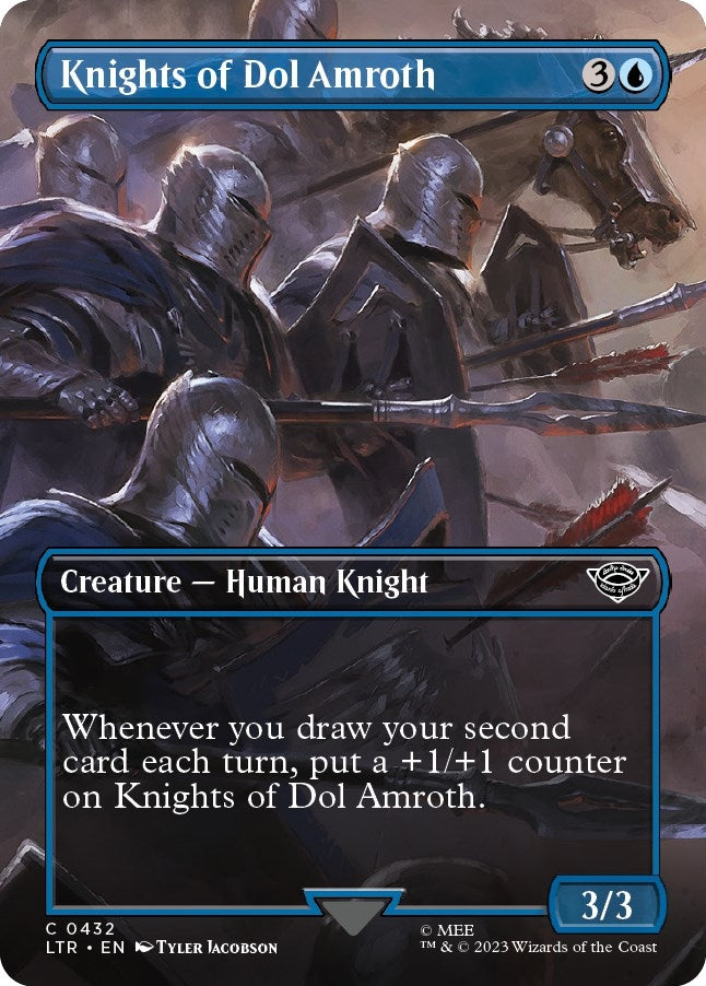 Image for Knights of Dol Amroth (Borderless) (Universes Beyond: The Lord of the Rings: Tales of Middle-earth) (432) - Magic: The Gathering
