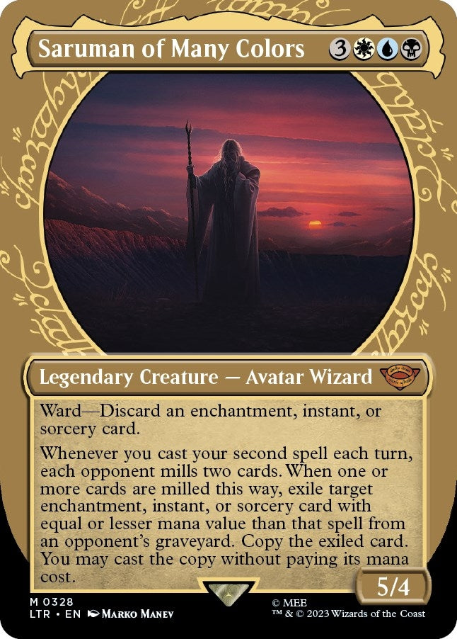 Image for Saruman of Many Colors (Showcase) (Universes Beyond: The Lord of the Rings: Tales of Middle-earth) (328) - Magic: The Gathering