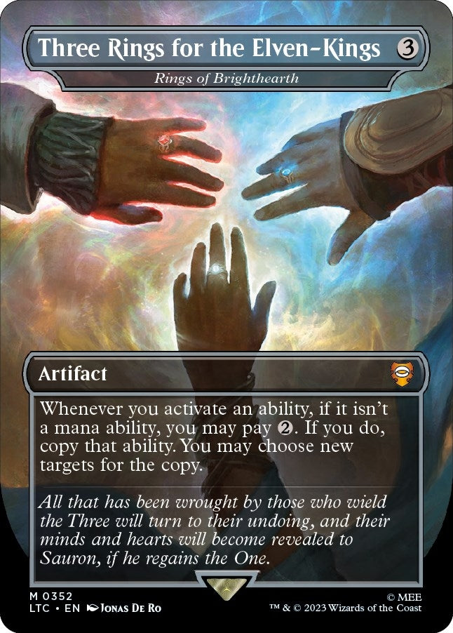 Image for Three Rings for the Elven-Kings - Rings of Brighthearth (Commander: The Lord of the Rings: Tales of Middle-earth) (352) - Magic: The Gathering