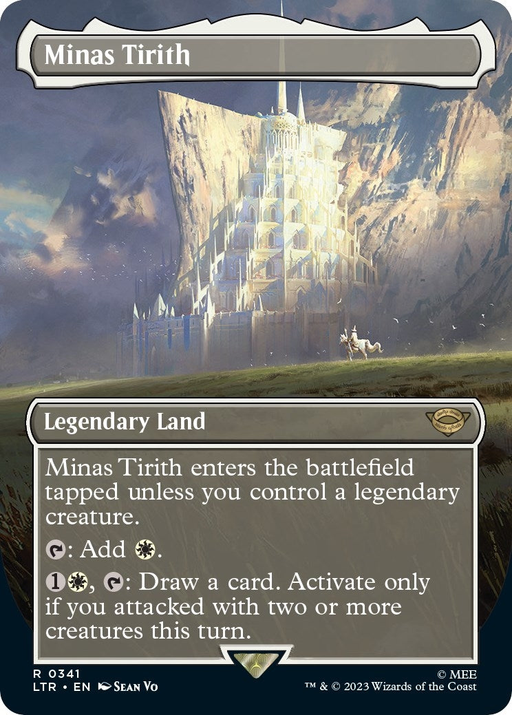 Image for Minas Tirith (0341) (Borderless) (Universes Beyond: The Lord of the Rings: Tales of Middle-earth) (341) - Magic: The Gathering
