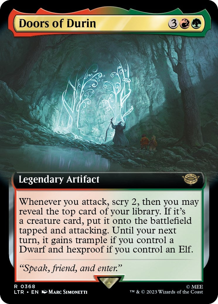 Image for Doors of Durin (Extended Art) (Universes Beyond: The Lord of the Rings: Tales of Middle-earth) (368) - Magic: The Gathering