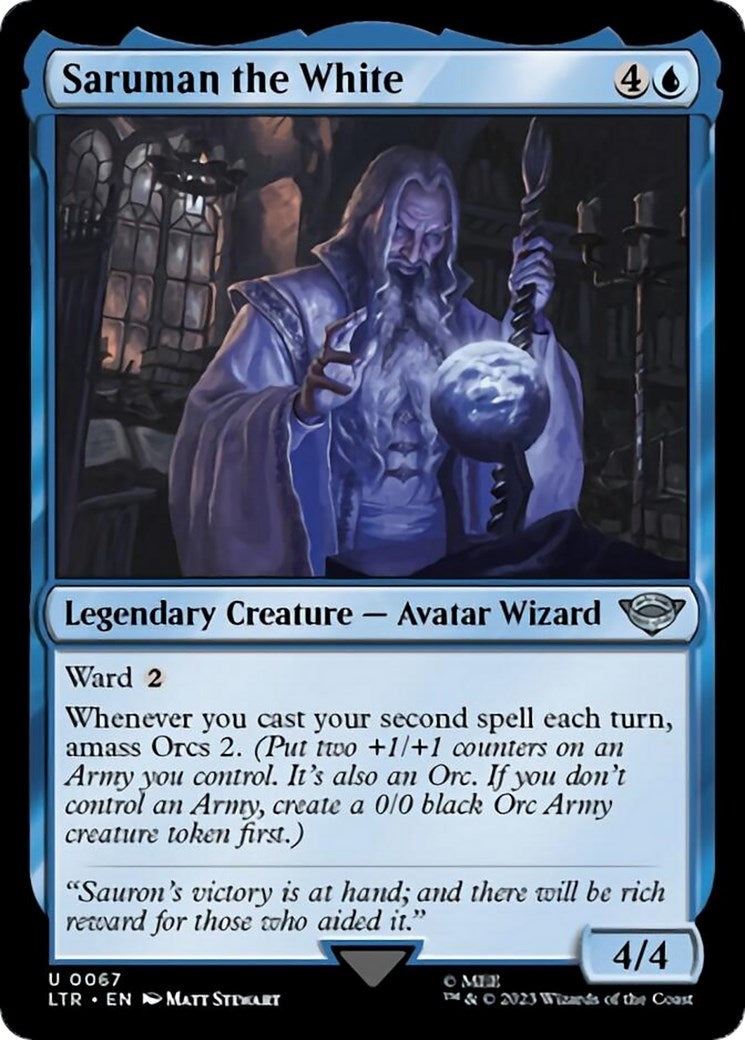 Image for Saruman the White (Universes Beyond: The Lord of the Rings: Tales of Middle-earth) (67) - Magic: The Gathering