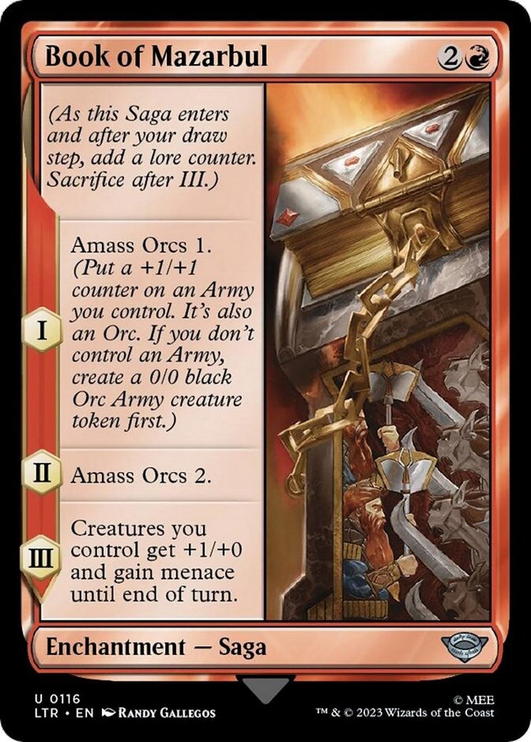 Image for Book of Mazarbul (Universes Beyond: The Lord of the Rings: Tales of Middle-earth) (116) - Magic: The Gathering