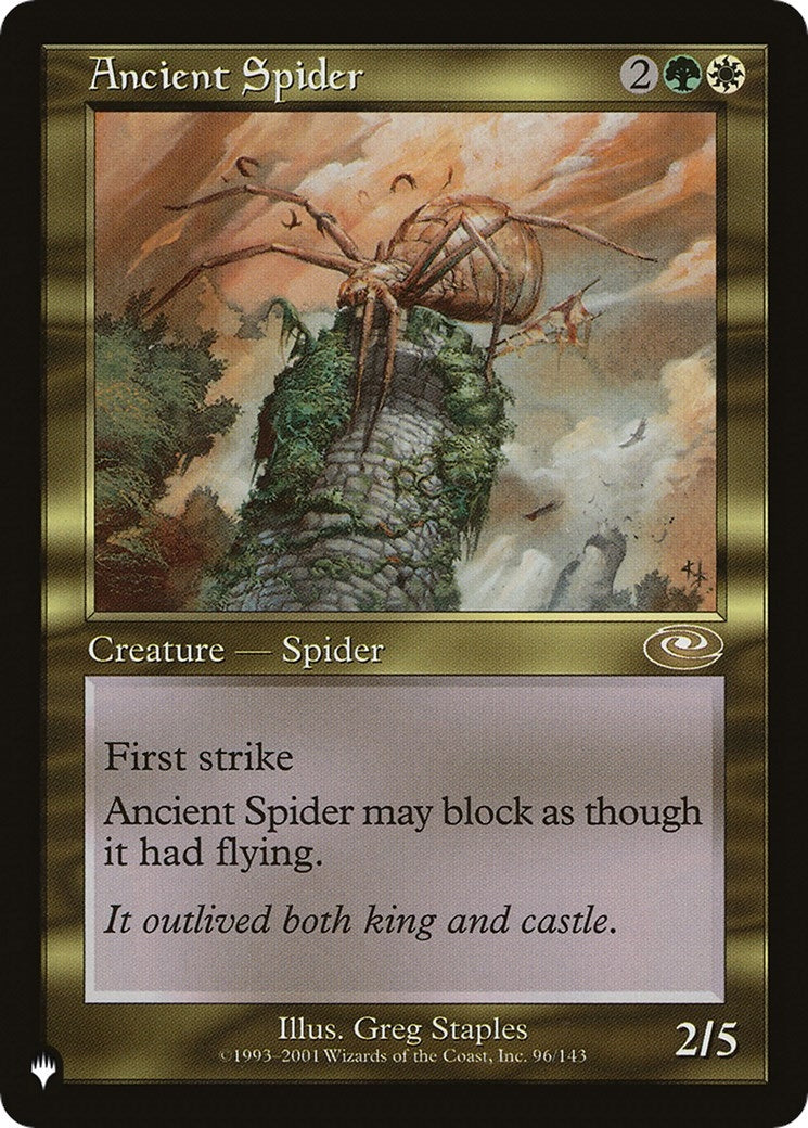 Image for Ancient Spider (The List Reprints) (96/143) - Magic: The Gathering