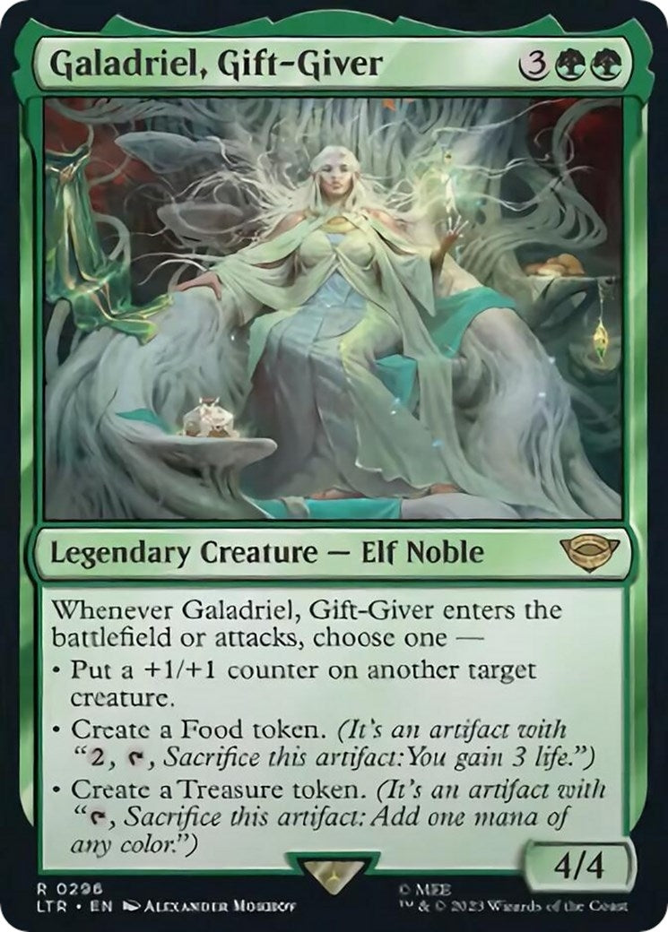 Image for Galadriel, Gift-Giver (Universes Beyond: The Lord of the Rings: Tales of Middle-earth) (296) - Magic: The Gathering