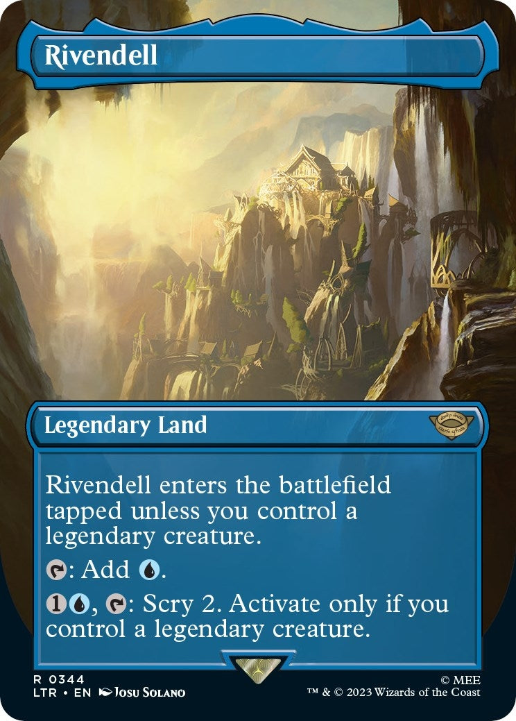 Image for Rivendell (Borderless) (Universes Beyond: The Lord of the Rings: Tales of Middle-earth) (344) - Magic: The Gathering