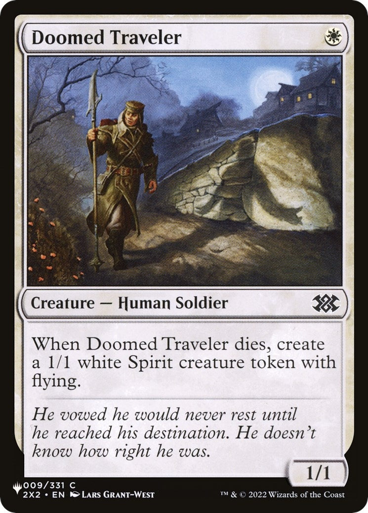 Image for Doomed Traveler (2X2) (The List Reprints) (009/024) - Magic: The Gathering