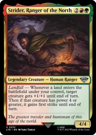 Image for Strider, Ranger of the North (Universes Beyond: The Lord of the Rings: Tales of Middle-earth) (232) - Magic: The Gathering