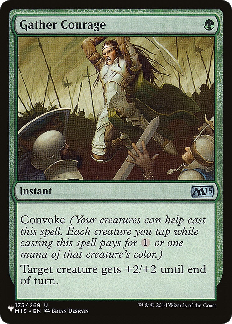 Image for Gather Courage (The List Reprints) (175/269) - Magic: The Gathering
