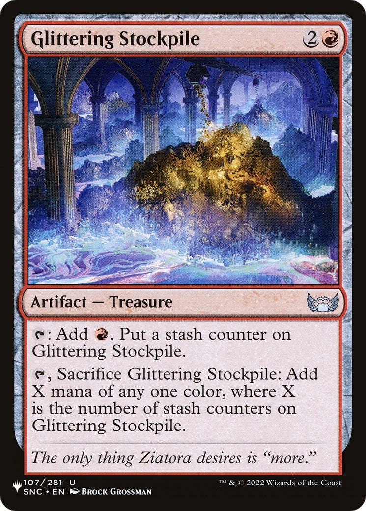 Image for Glittering Stockpile (The List Reprints) (107/281) - Magic: The Gathering
