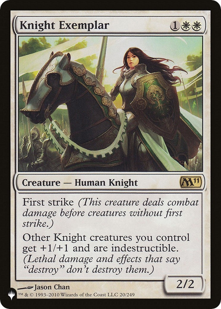 Image for Knight Exemplar (M11) (The List Reprints) (20/249) - Magic: The Gathering
