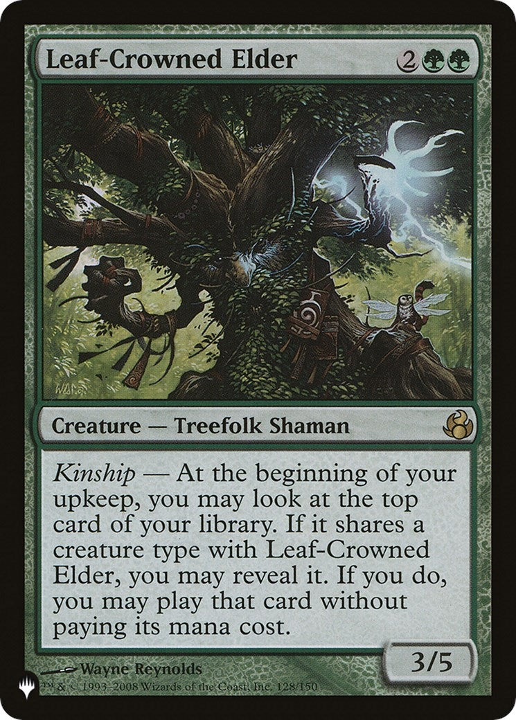 Image for Leaf-Crowned Elder (The List Reprints) (128/150) - Magic: The Gathering