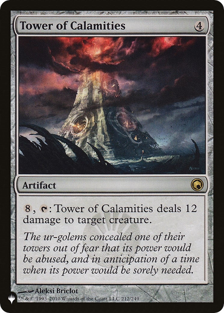 Image for Tower of Calamities (The List Reprints) (212/249) - Magic: The Gathering