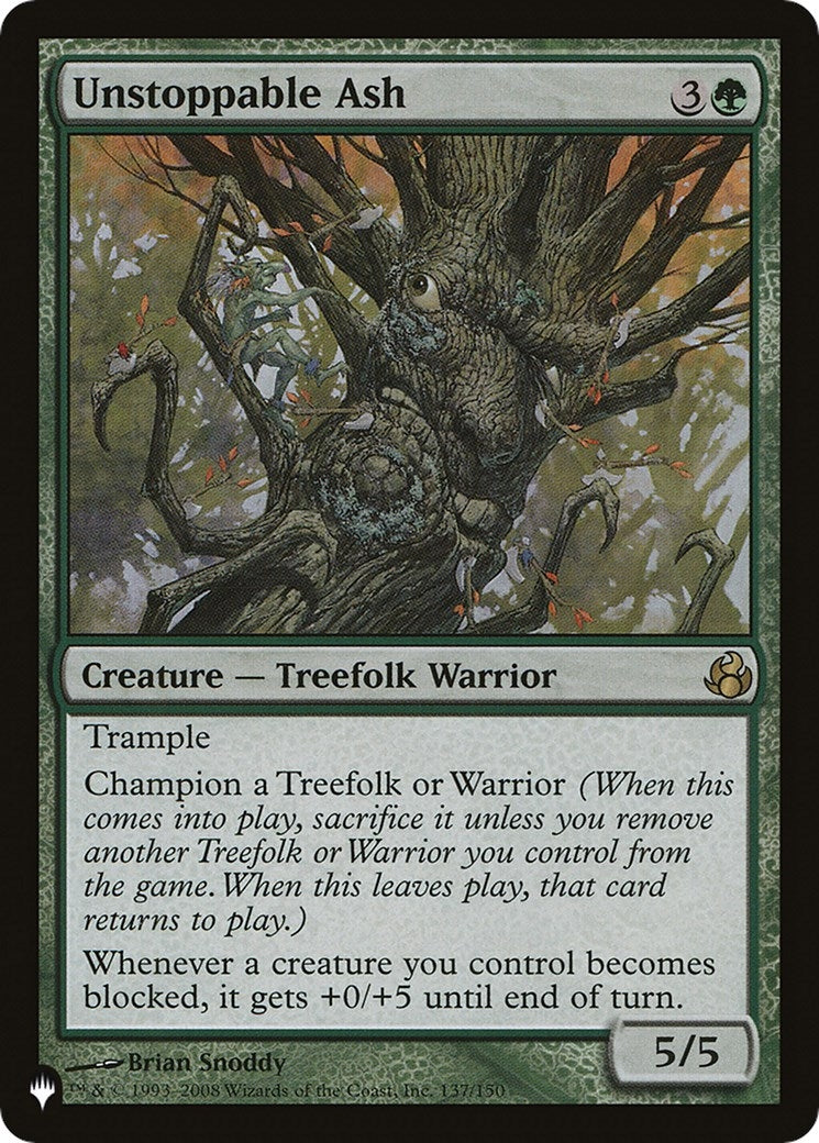 Image for Unstoppable Ash (The List Reprints) (137/150) - Magic: The Gathering