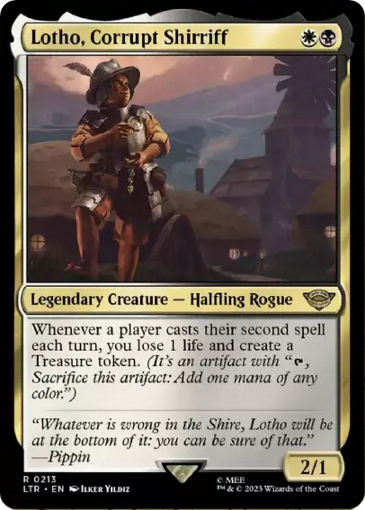 Image for Lotho, Corrupt Shirriff (Universes Beyond: The Lord of the Rings: Tales of Middle-earth) (213) - Magic: The Gathering