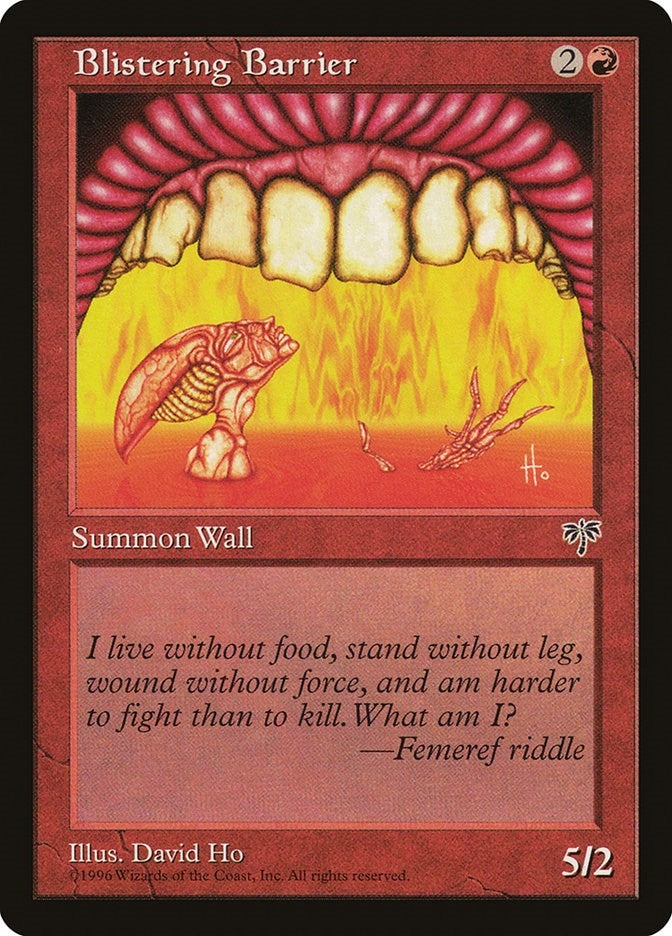 Image for Blistering Barrier (Mirage) - Magic: The Gathering