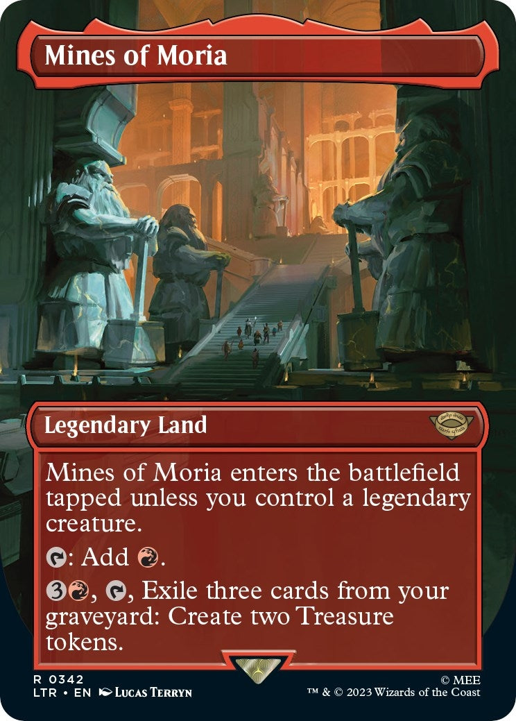 Image for Mines of Moria (Borderless) (Universes Beyond: The Lord of the Rings: Tales of Middle-earth) (342) - Magic: The Gathering