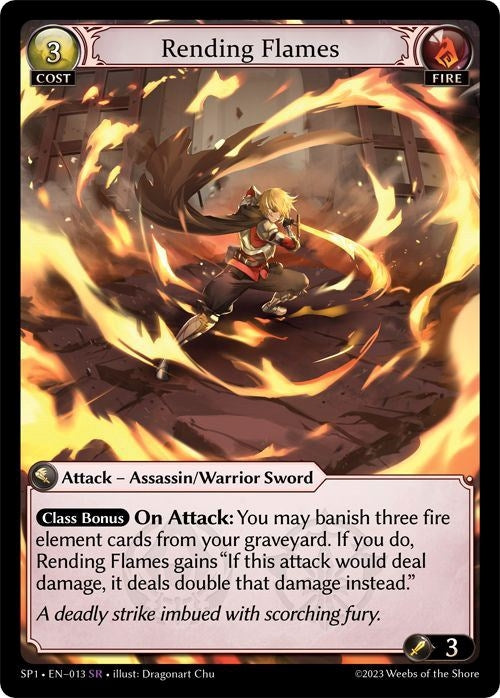 Image for Rending Flames (Supporter Pack 1) (013) - Grand Archive TCG