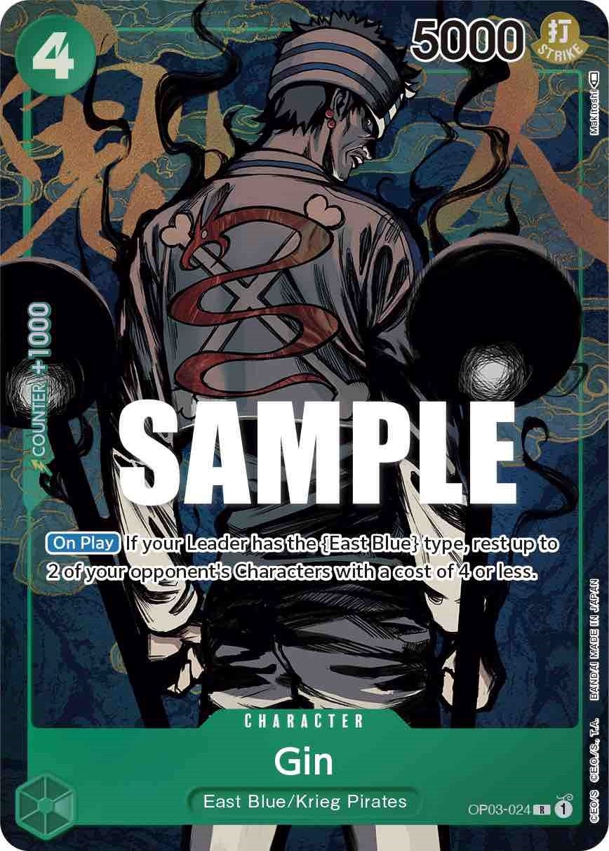 Image for Gin (Alternate Art) (Pillars of Strength) (OP03-024) - One Piece Card Game