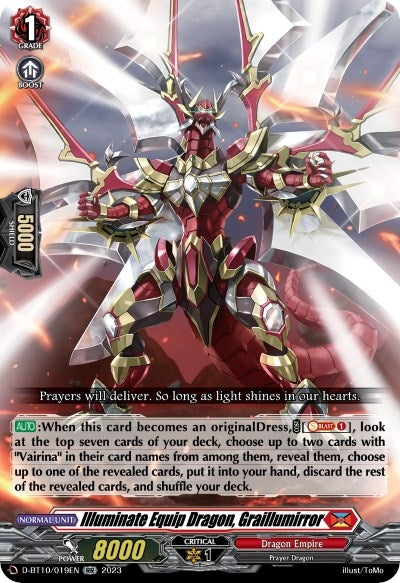 Image for Illuminate Equip Dragon, Graillumirror (D-BT10: Dragon Masquerade) (D-BT10/019EN) - Cardfight Vanguard