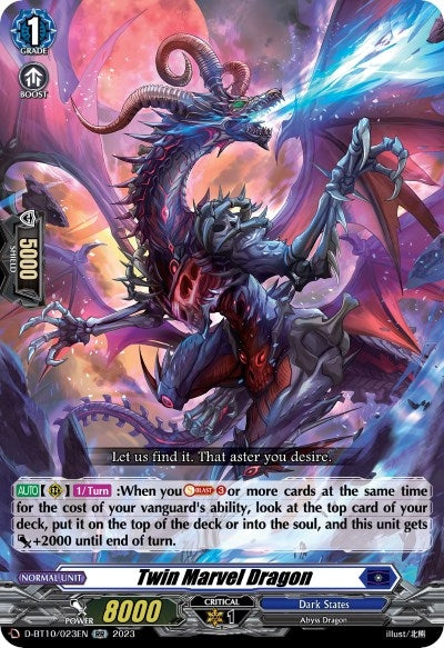 Image for Twin Marvel Dragon (D-BT10: Dragon Masquerade) (D-BT10/023EN) - Cardfight Vanguard