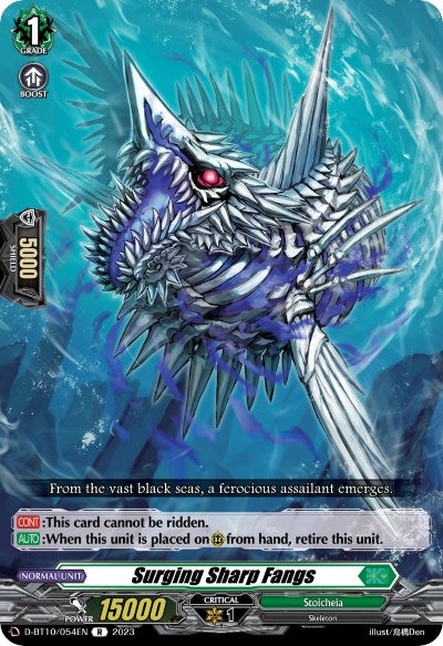 Image for Surging Sharp Fangs (D-BT10: Dragon Masquerade) (D-BT10/054EN) - Cardfight Vanguard