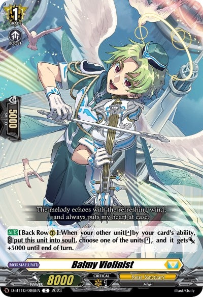 Image for Balmy Violinist (D-BT10: Dragon Masquerade) (D-BT10/086EN) - Cardfight Vanguard