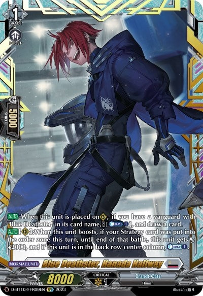 Image for Blue Deathster, Hanada Halfway (FFR) (D-BT10: Dragon Masquerade) (D-BT10/FFR09EN) - Cardfight Vanguard