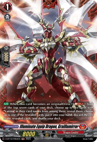 Image for Illuminate Equip Dragon, Graillumirror (FR) (D-BT10: Dragon Masquerade) (D-BT10/FR04EN) - Cardfight Vanguard