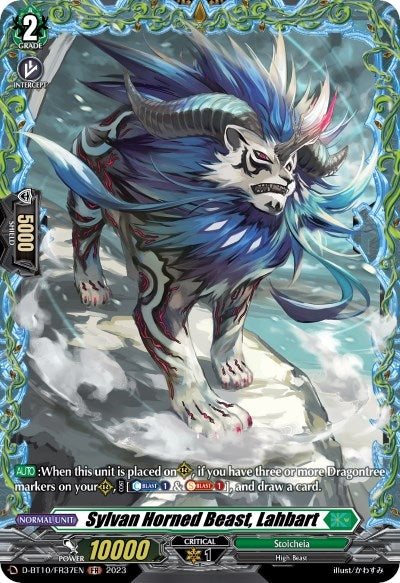 Image for Sylvan Horned Beast, Lahbart (FR) (D-BT10: Dragon Masquerade) (D-BT10/FR37EN) - Cardfight Vanguard
