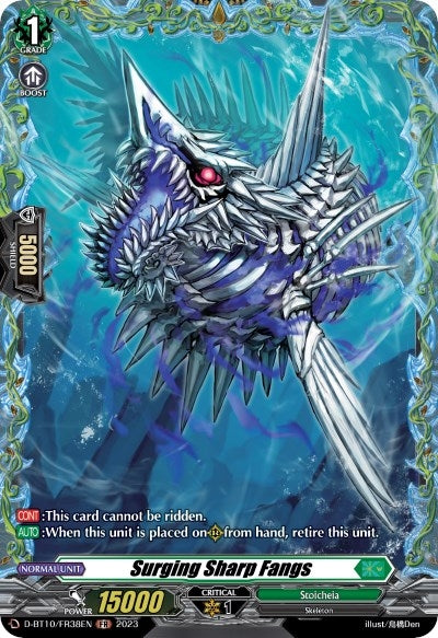 Image for Surging Sharp Fangs (FR) (D-BT10: Dragon Masquerade) (D-BT10/FR38EN) - Cardfight Vanguard