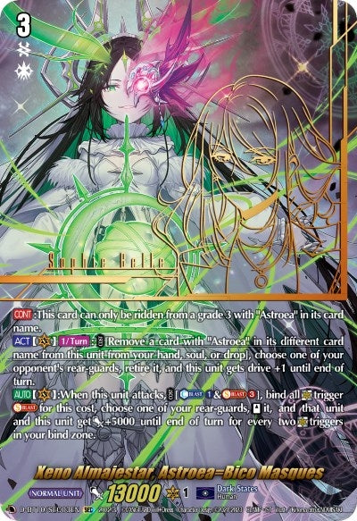 Image for Xeno Almajestar, Astroea=Bico Masques (SEC) (D-BT10: Dragon Masquerade) (D-BT10/SEC03EN) - Cardfight Vanguard