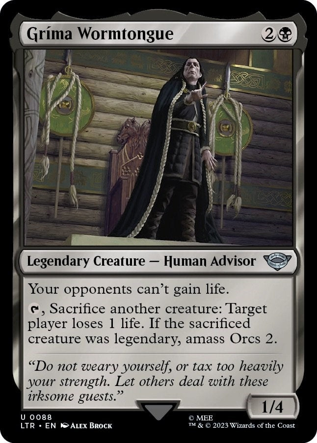 Image for Grima Wormtongue (Universes Beyond: The Lord of the Rings: Tales of Middle-earth) (88) - Magic: The Gathering