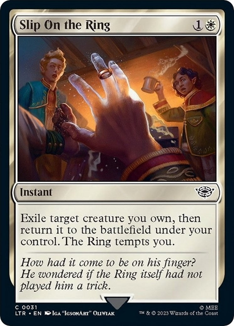 Image for Slip on the Ring (Universes Beyond: The Lord of the Rings: Tales of Middle-earth) (31) - Magic: The Gathering