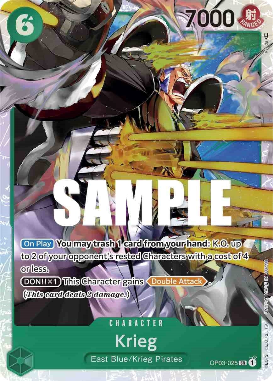 Image for Krieg (Pillars of Strength) (OP03-025) - One Piece Card Game