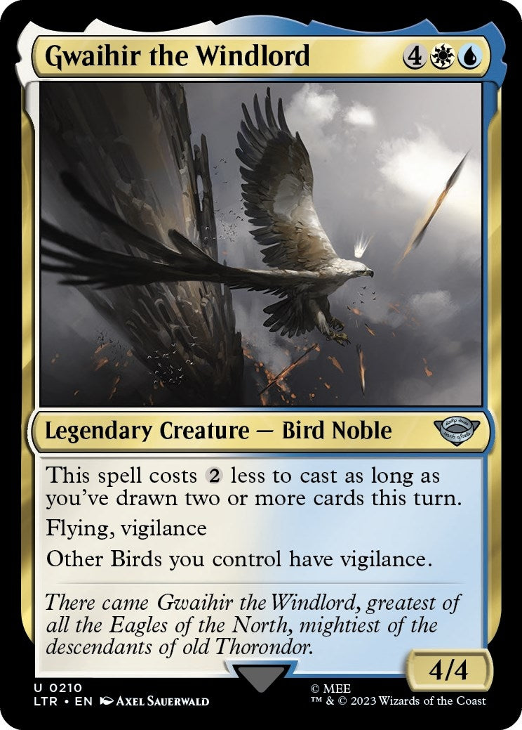 Image for Gwaihir the Windlord (Universes Beyond: The Lord of the Rings: Tales of Middle-earth) (210) - Magic: The Gathering