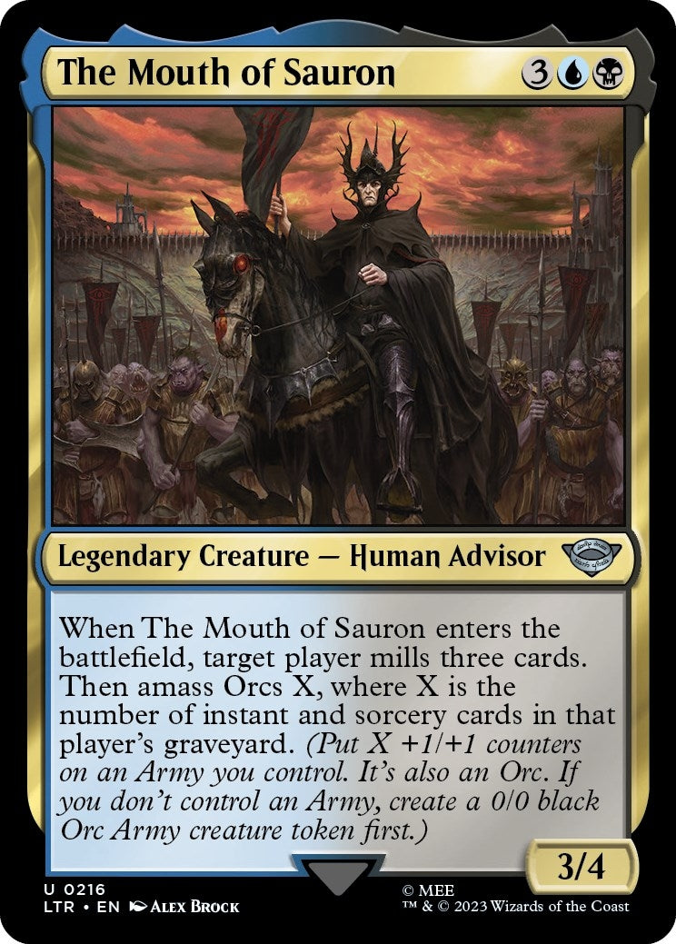 Image for The Mouth of Sauron (Universes Beyond: The Lord of the Rings: Tales of Middle-earth) (216) - Magic: The Gathering