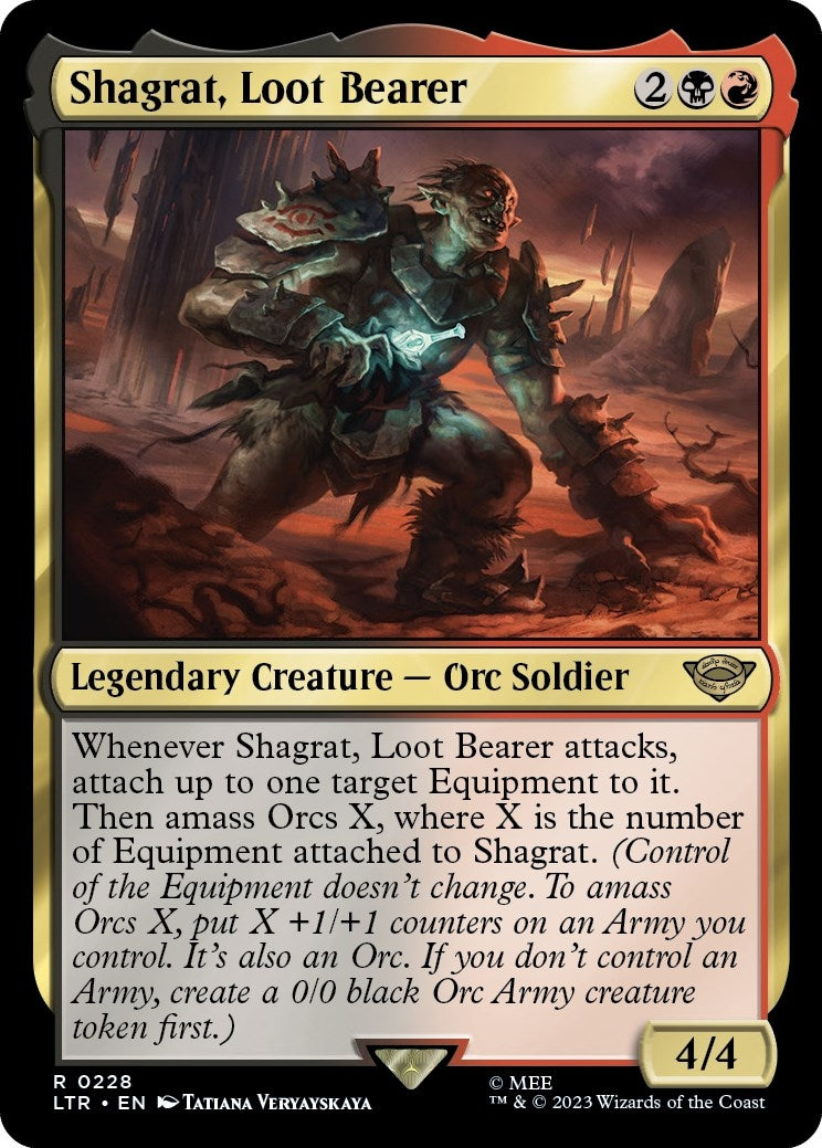 Image for Shagrat, Loot Bearer (Universes Beyond: The Lord of the Rings: Tales of Middle-earth) (228) - Magic: The Gathering