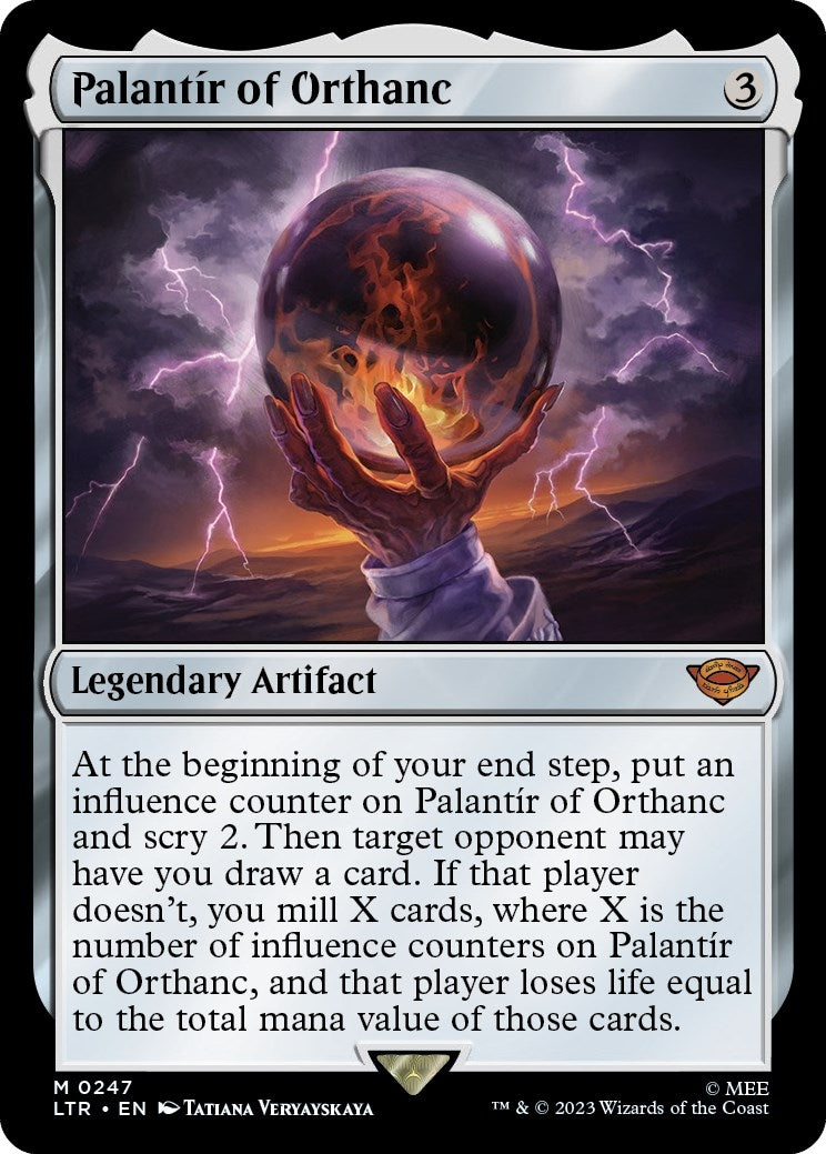 Image for Palantir of Orthanc (Universes Beyond: The Lord of the Rings: Tales of Middle-earth) (247) - Magic: The Gathering